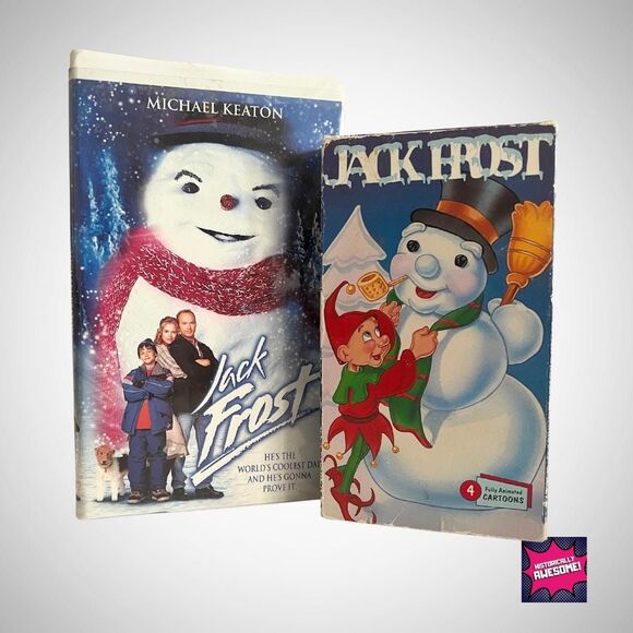 Vintage VHS of Jack Frost Animated and Non-Animated Starring Michael Keaton - Picture 1 of 4